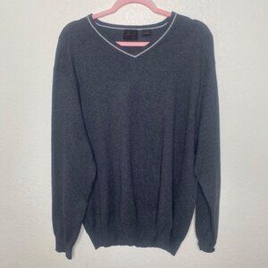 Joseph A. Bank Cashmere Cotton Sweater Mens XL Pullover Preppy Career